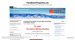 Desktop Screenshot of pendletonpropertys.wordpress.com