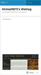 Mobile Screenshot of ahmed3815.wordpress.com