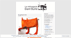 Desktop Screenshot of lamenageriedamebulle.wordpress.com