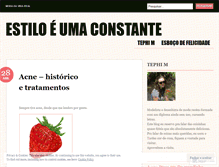 Tablet Screenshot of estiloeumaconstante.wordpress.com