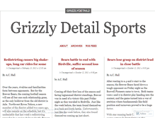 Tablet Screenshot of grizzlydetail2.wordpress.com