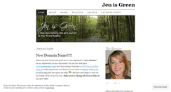 Desktop Screenshot of jenisgreen.wordpress.com