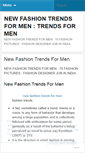 Mobile Screenshot of newfashiontrendsformenjdj.wordpress.com