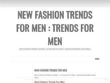 Tablet Screenshot of newfashiontrendsformenjdj.wordpress.com