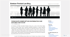 Desktop Screenshot of ltrinidadlawblog.wordpress.com