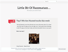 Tablet Screenshot of littlebitofrazzmatazz.wordpress.com