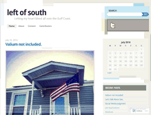 Tablet Screenshot of leftofsouth.wordpress.com