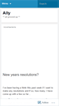 Mobile Screenshot of a1ly.wordpress.com