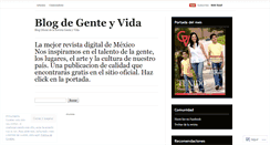 Desktop Screenshot of genteyvida.wordpress.com