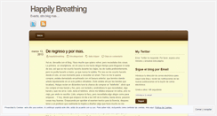 Desktop Screenshot of happilybreathing.wordpress.com