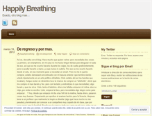 Tablet Screenshot of happilybreathing.wordpress.com