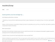 Tablet Screenshot of maxiehuckstep.wordpress.com