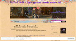 Desktop Screenshot of dotsandhots.wordpress.com