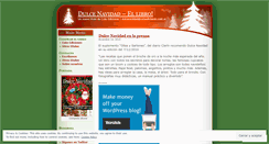 Desktop Screenshot of dulcenavidad.wordpress.com
