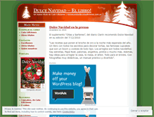 Tablet Screenshot of dulcenavidad.wordpress.com