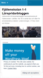 Mobile Screenshot of fjallenskolan.wordpress.com