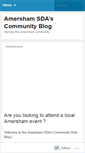 Mobile Screenshot of amershamsda.wordpress.com