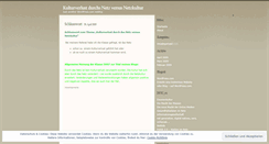 Desktop Screenshot of netzundkultur.wordpress.com