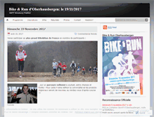 Tablet Screenshot of oberbikeandrun.wordpress.com