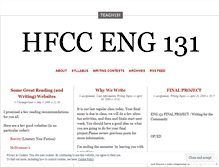 Tablet Screenshot of hfcc131.wordpress.com