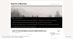 Desktop Screenshot of hopeforamountain.wordpress.com