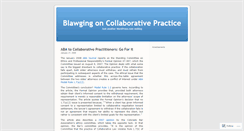 Desktop Screenshot of collaborativelyspeaking.wordpress.com