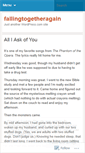 Mobile Screenshot of fallingtogetheragain.wordpress.com