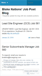 Mobile Screenshot of blakenations.wordpress.com