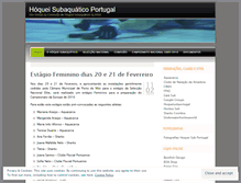 Tablet Screenshot of hoqueisubportugal.wordpress.com