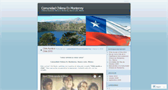 Desktop Screenshot of comunidadchilenaenmonterrey.wordpress.com