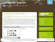 Tablet Screenshot of lazybreezejewelry.wordpress.com