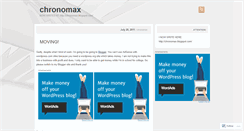Desktop Screenshot of chronomax.wordpress.com