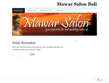 Tablet Screenshot of mawarsalon.wordpress.com