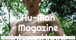 Desktop Screenshot of humanmagazininternational.wordpress.com