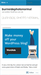 Mobile Screenshot of burnsidephotonormal.wordpress.com