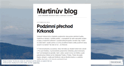 Desktop Screenshot of martinmajer.wordpress.com