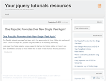 Tablet Screenshot of jqueryresources.wordpress.com