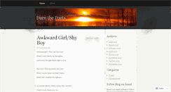 Desktop Screenshot of burnthepoets.wordpress.com