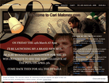 Tablet Screenshot of carlmaloney.wordpress.com