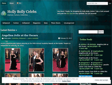 Tablet Screenshot of hollybollyceleb.wordpress.com