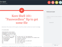 Tablet Screenshot of imiqbal.wordpress.com