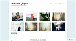 Desktop Screenshot of 365droidography.wordpress.com