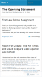 Mobile Screenshot of openingstatement.wordpress.com