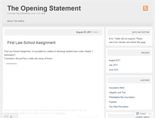 Tablet Screenshot of openingstatement.wordpress.com