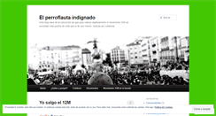 Desktop Screenshot of elperroflautaindignado.wordpress.com