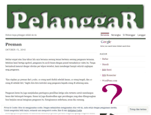 Tablet Screenshot of pelanggar.wordpress.com