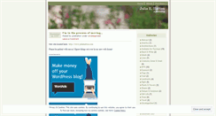Desktop Screenshot of juliahatton.wordpress.com