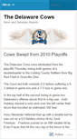 Mobile Screenshot of delawarecows.wordpress.com