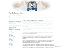 Tablet Screenshot of delawarecows.wordpress.com