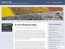 Tablet Screenshot of desportoviajar.wordpress.com